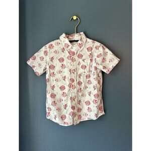 Janie And Jack Tropical Fish Print Short Sleeve Shirt‎